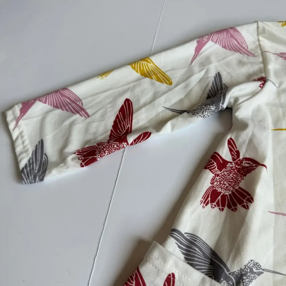Bailey's Blossoms Hummingbird Off-White Dress Girls 5T - Picture 5 of 8